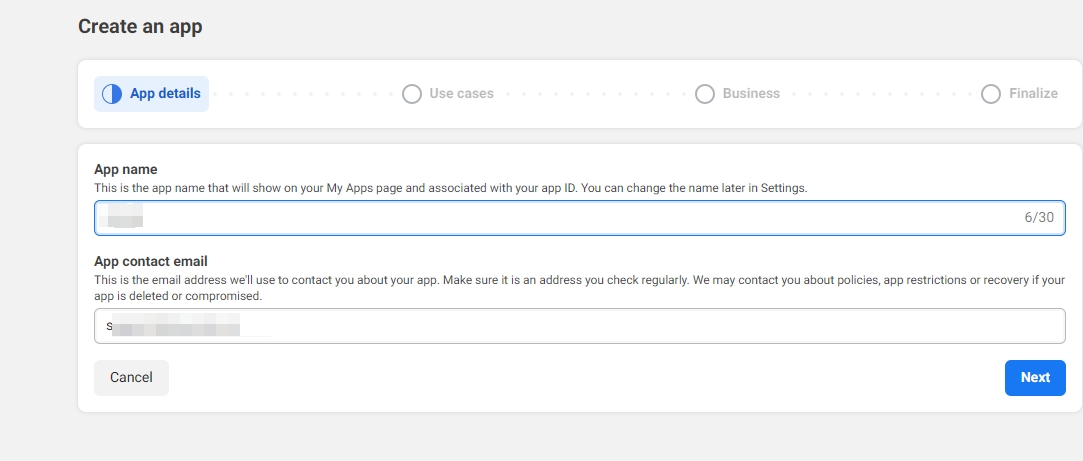 set app name in create app