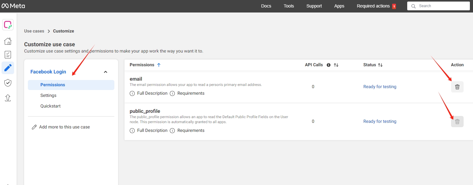 enable email permission